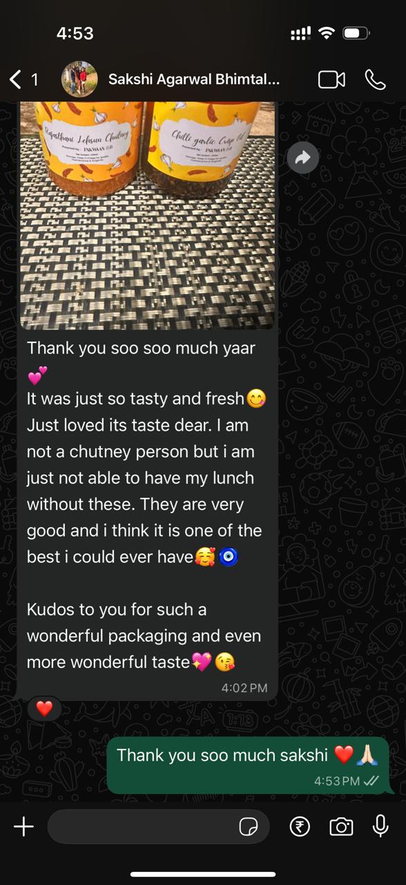 Customer feedback screenshot 9